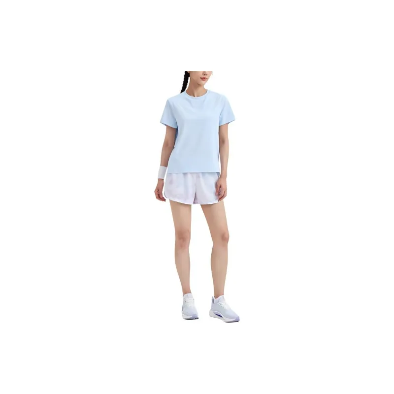 XTEP Variety Training Collection T Shirt Women's Clearwater Blue-2