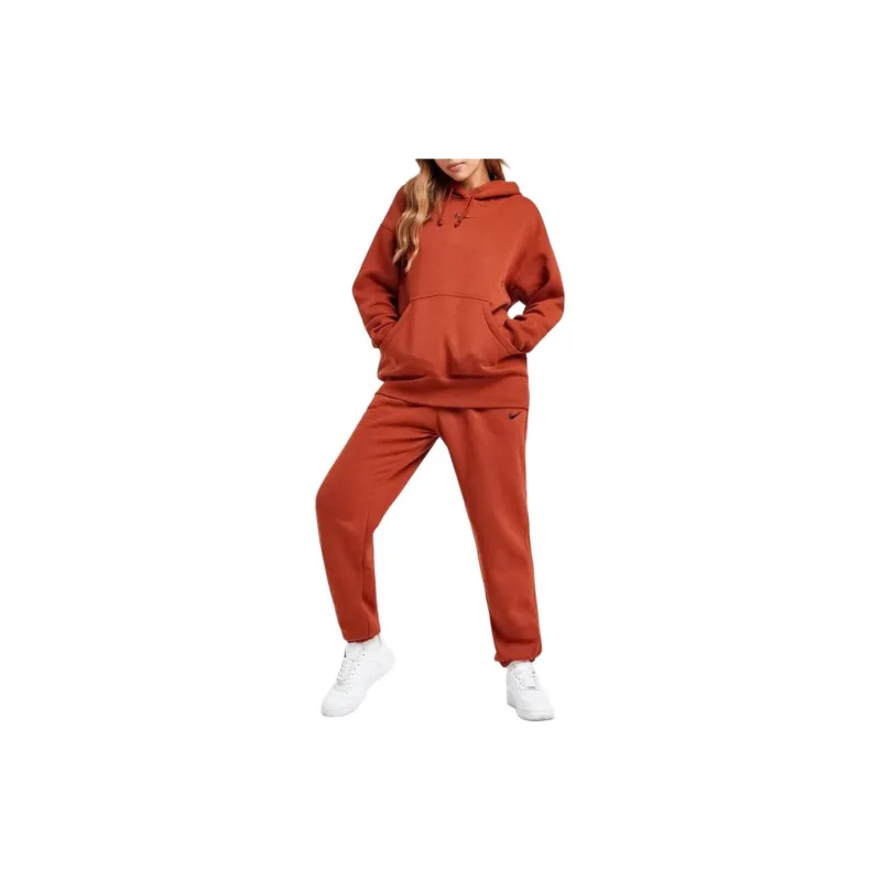 Nike Knitted Sweatpants Women's Orange-3