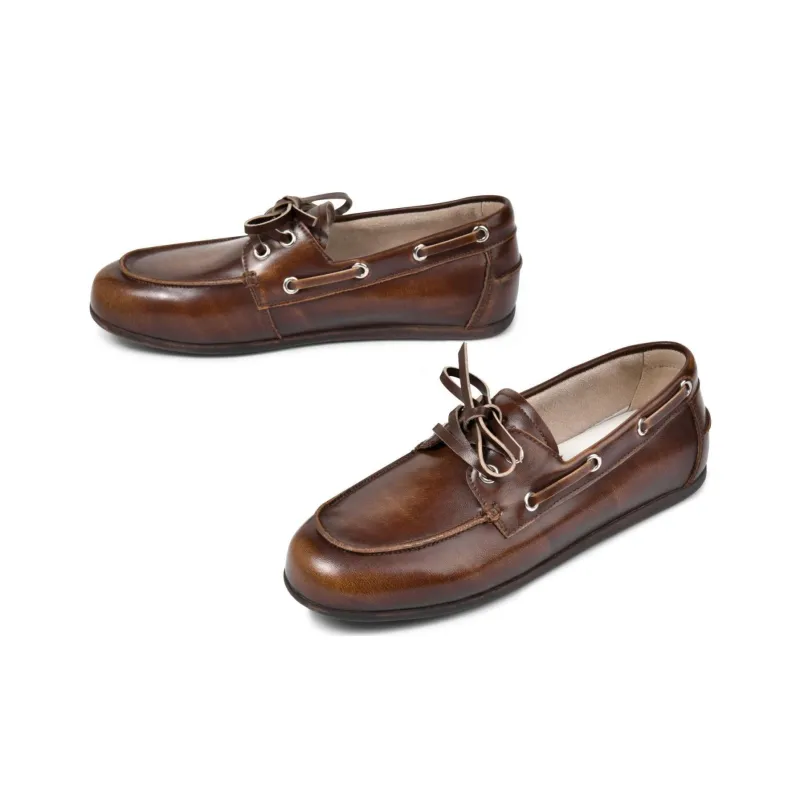 TOOMANYSHOES Nut Toast Loafers Women's-3