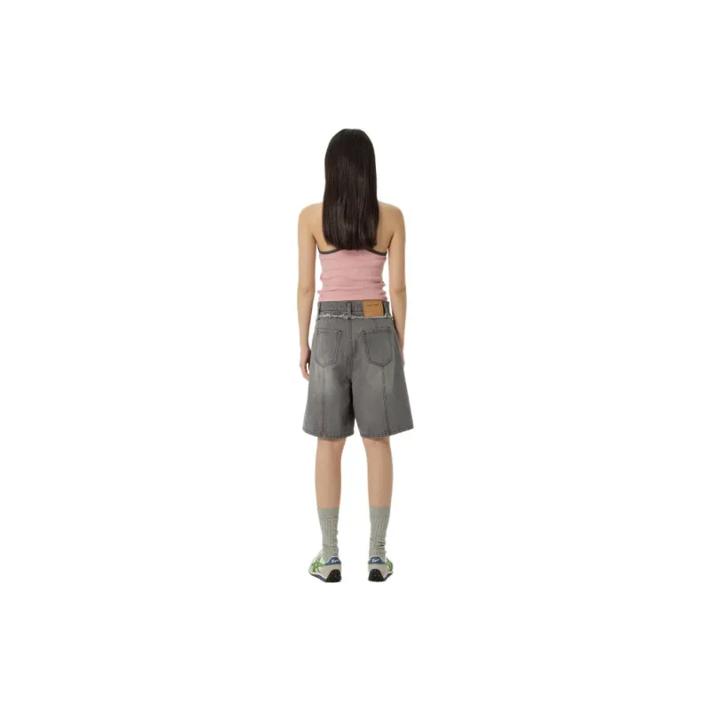 Omont Denim Shorts Women's Galaxy Gray-2