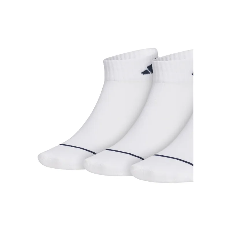Adidas Ankle Socks Unisex White 9 Double Loads-2