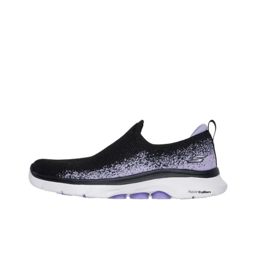 Skechers GO WALK 7 Casual Shoes Women's Low-Top Black / Lavender