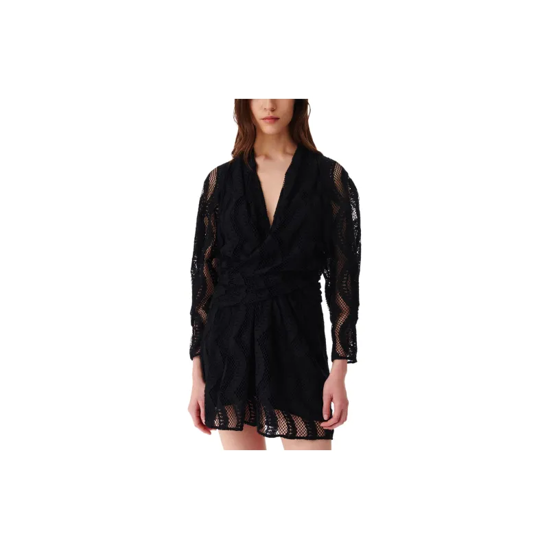 IRO Long-Sleeved Dresses Women's Black-3