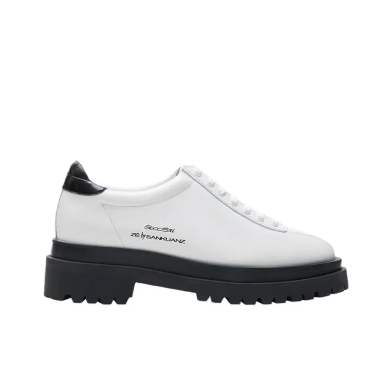 ZE By SANKUANZ x GOOD BAI Anti Slip Wear Resistant Low Top Casual Shoes Unisex White-1