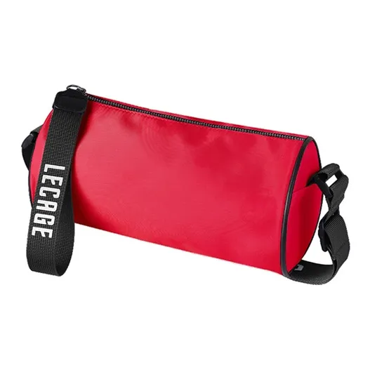 LECAGE Polyester Shoulder Bag, Crossbody Bag, Sling Bag Regular Unisex White Black/Fruit Green/Black Green/Pink/Khaki-42