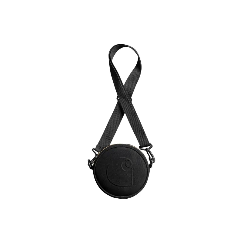 Carhartt WIP Nylon Small Round Bag Crossbody Bag Shoulder Bag Regular Men's Black-0