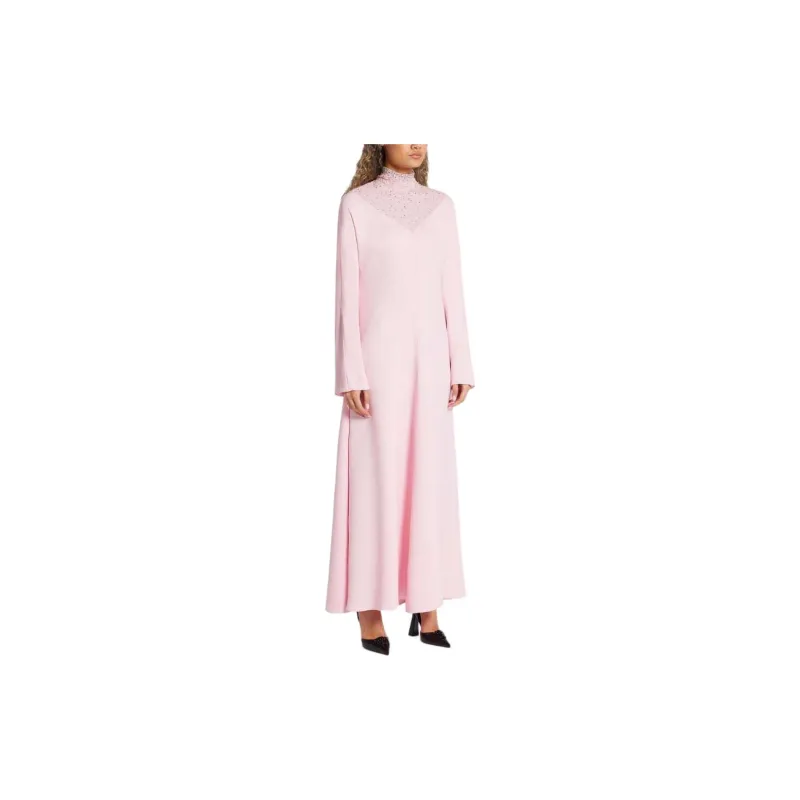 VERSACE Crystal embellished Silk Gown-3