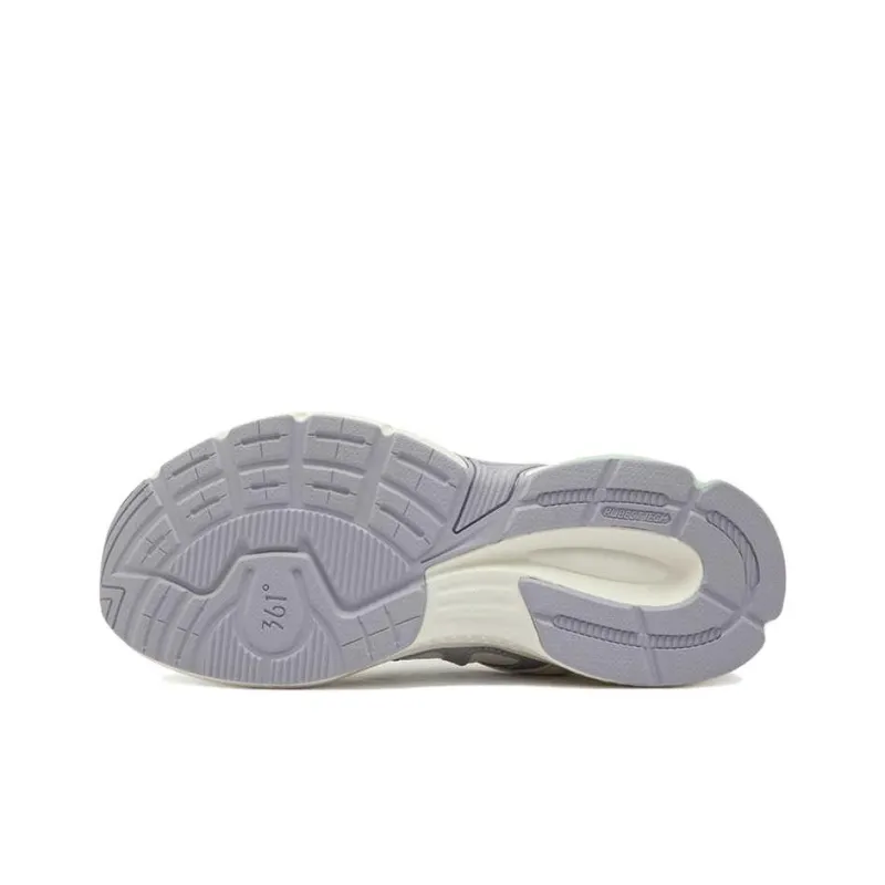 361° Breathable And Slip Resistant Low Top Casual Shoes Women's White Purple-3