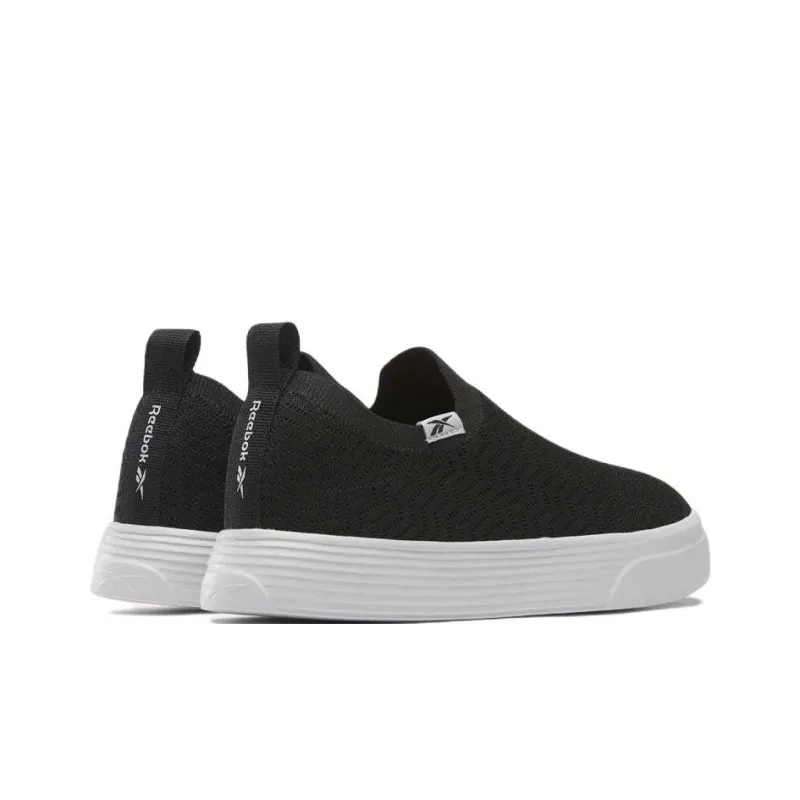 Reebok Women's OnLux Slip On 'Black Steely Fog'-3