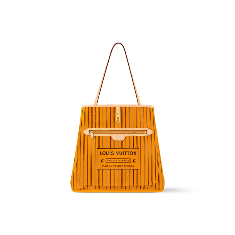 LOUIS VUITTON Neverfull Bandouliere Mm Inside Out Monogram/Jaune Safran-1