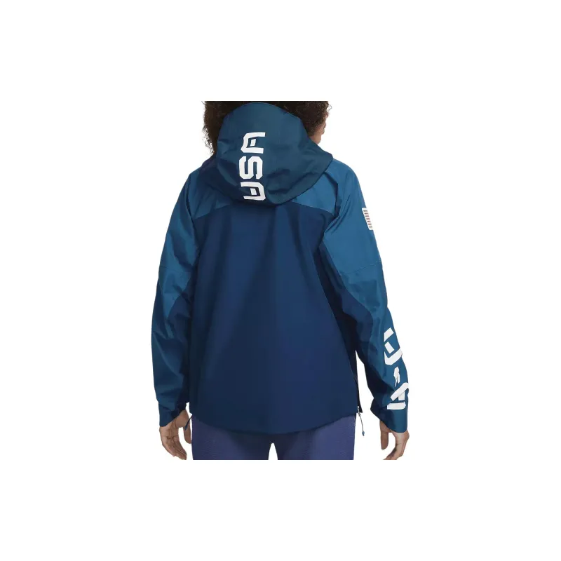 Nike Acg Storm Fit Adv 'Chain Of Craters' Jackets Coats Women's Blue-2