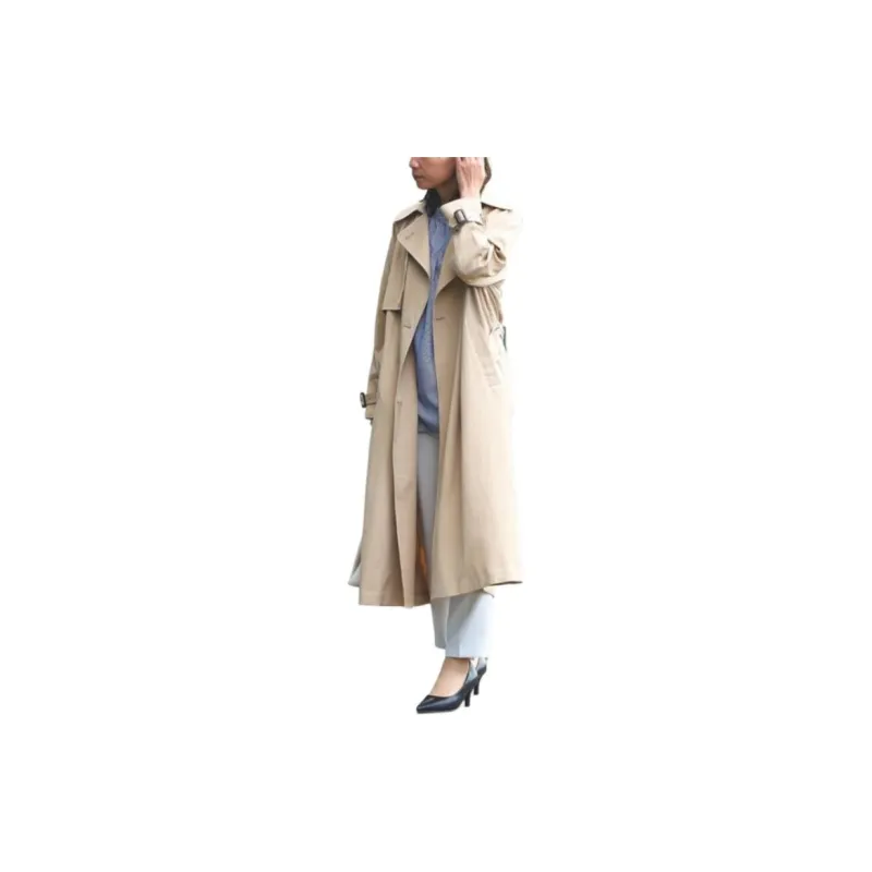 Beams Trench Coats Women's-2