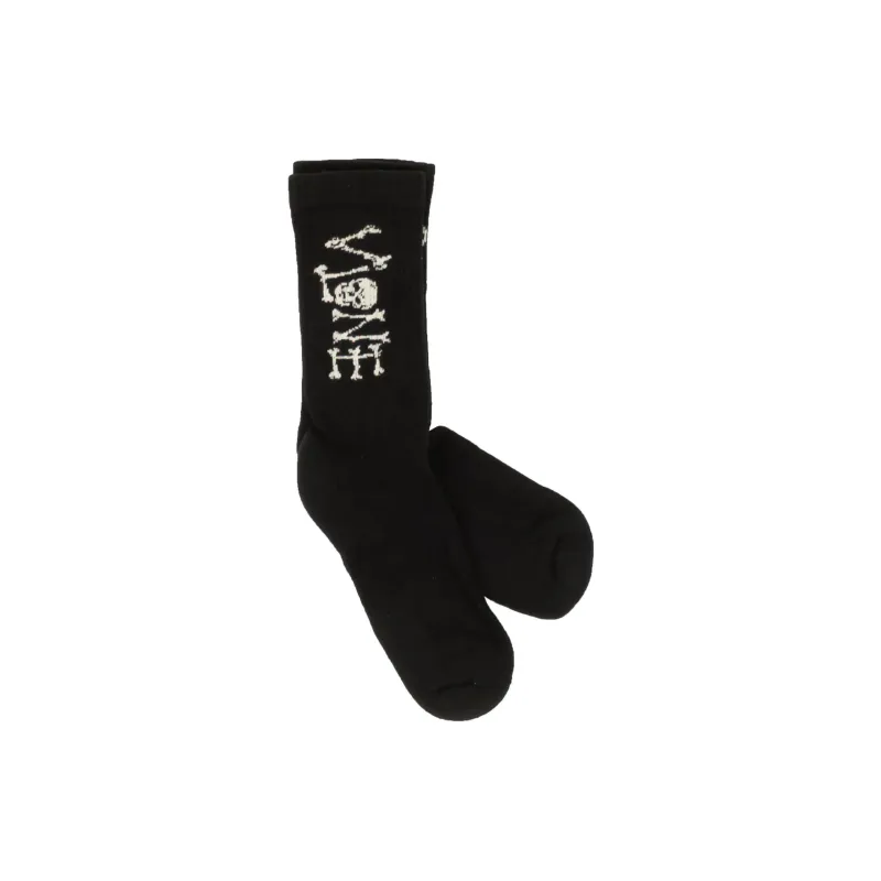 VLONE Mid Calf Socks Men's 1 Pack Black-1