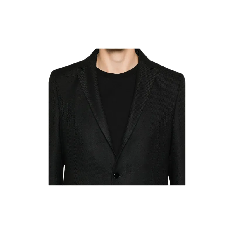 KARL LAGERFELD / Karl Lagerfeld Jeans Hooded Single-breasted Blazer-5