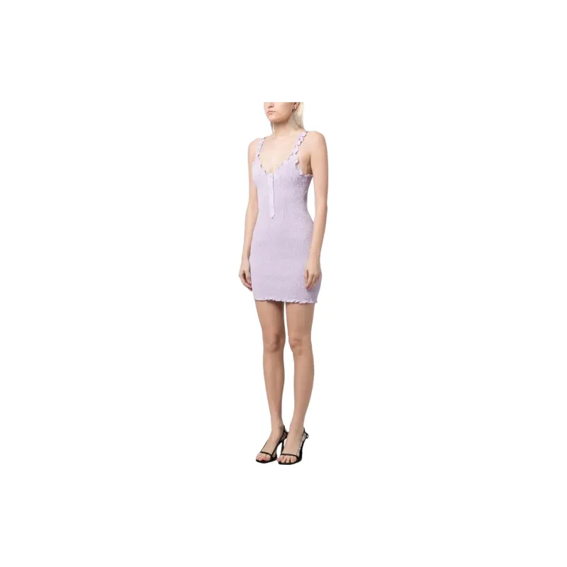 Alexander Wang Slip Dress Women's Light Purple-4