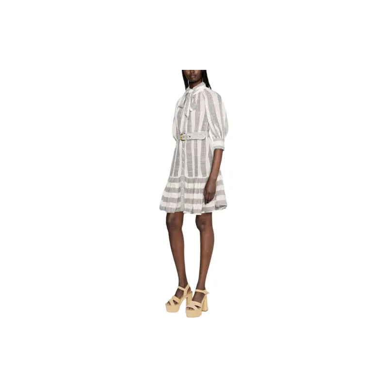 Zimmermann SS24 Short-Sleeved Dresses Women's White-3