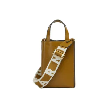 MARNI Cow Leather Handbag Nano Women's Old Rose Blush Peach