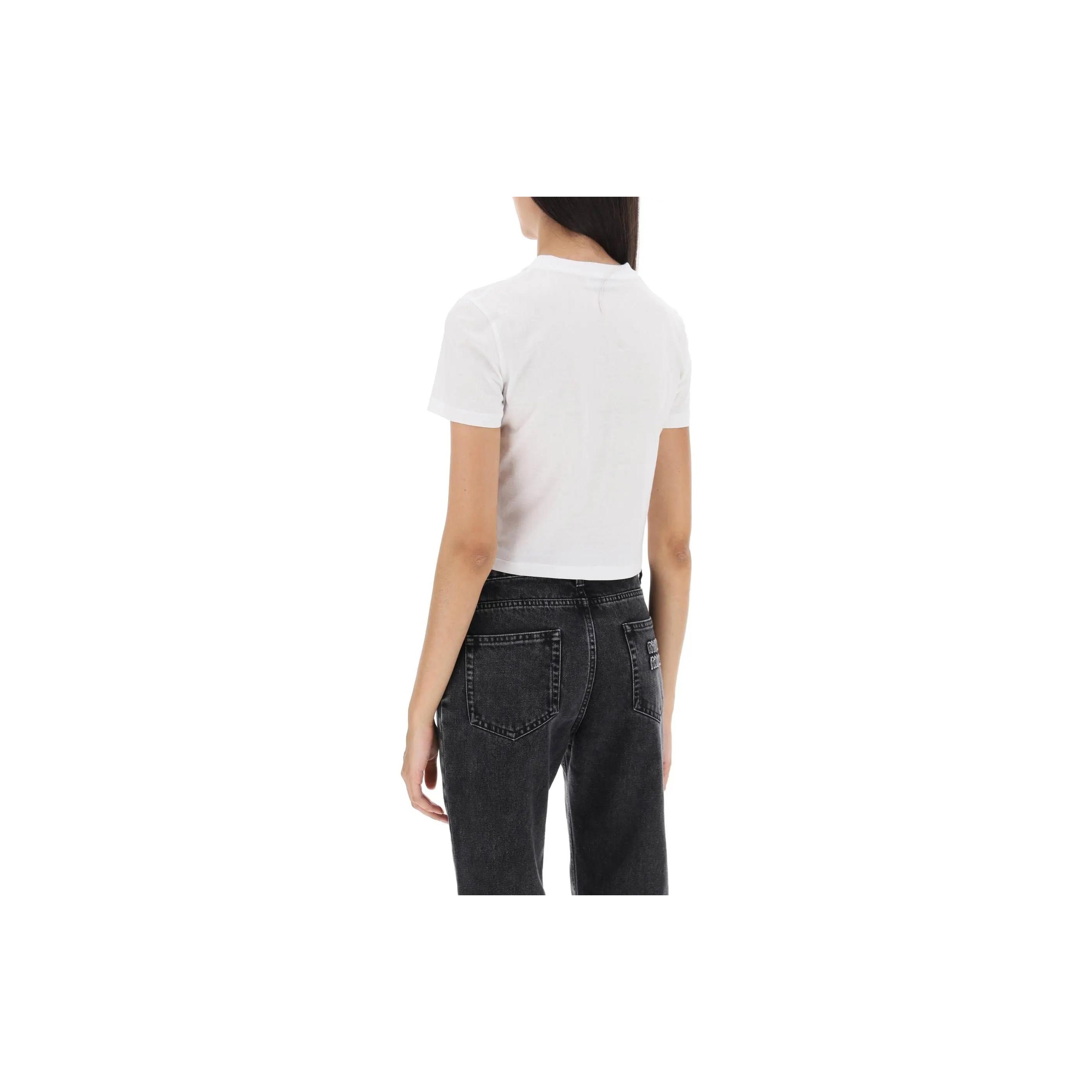 Miu Miu T Shirt White Womens Miu Miu