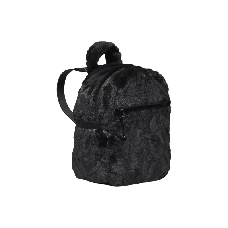 Nike Faux Fur Backpack Mini Women's Black-1