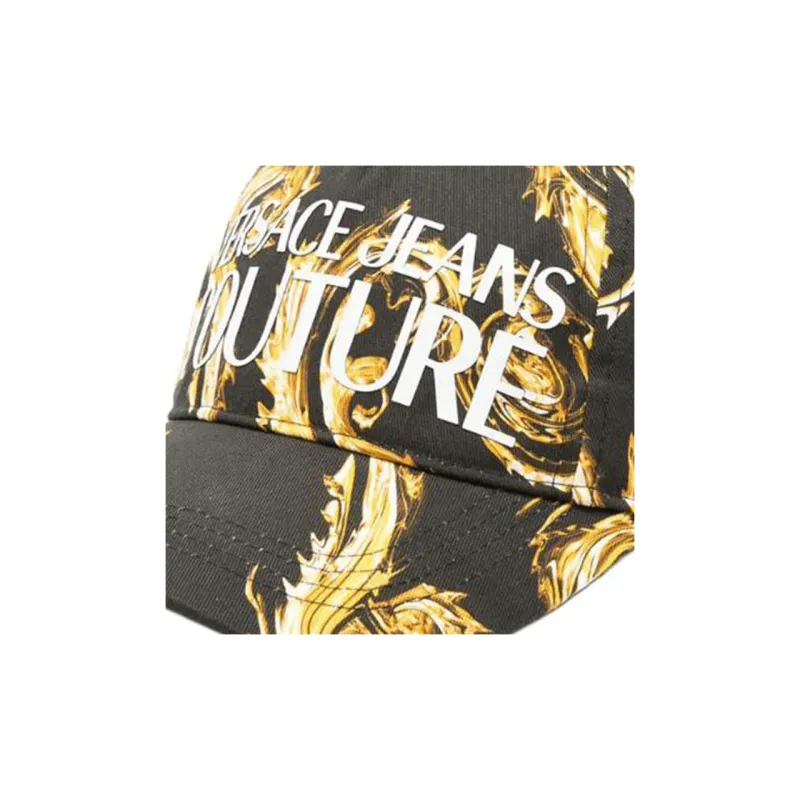 VERSACE JEANS COUTURE Chrome Couture-print Baseball Cap-2