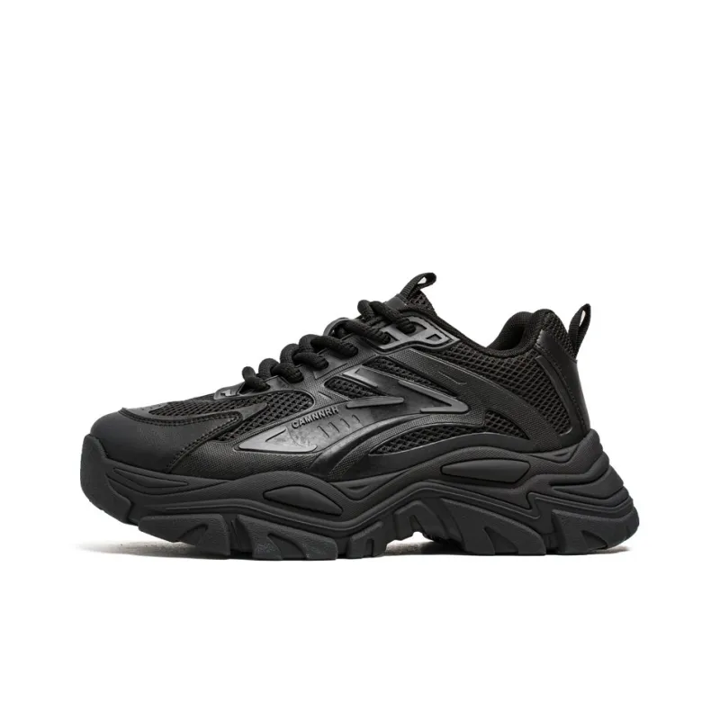 DM Individual Versatile Commute Trendy Wear-Resistant Height Increasing Low-Top Chunky Sneakers Men's Box Included-0
