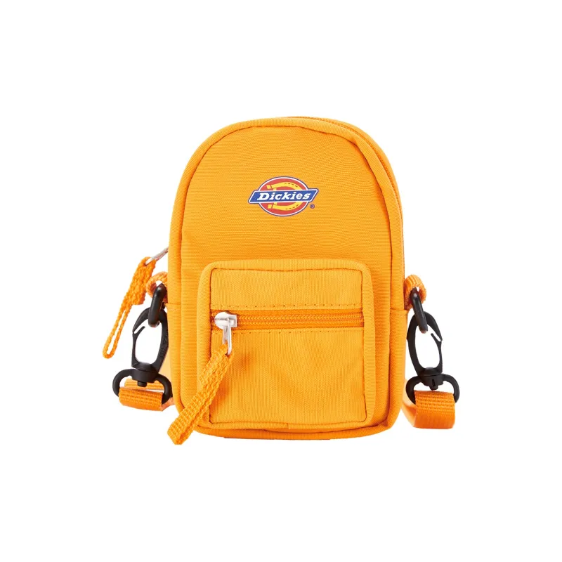 Dickies Polyester Key Pouch Regular Unisex Burgundy/Pumpkin Orange/Black-4