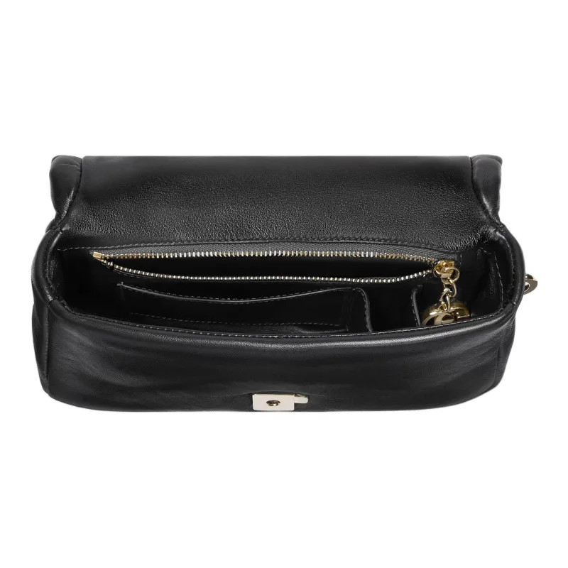GUCCI Leather Shoulder Bag, Crossbody Bag, Handbag Mini Women's Black-4