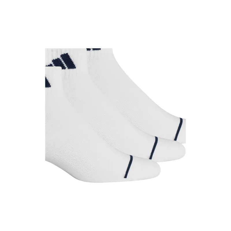 Adidas Ankle Socks Unisex White 9 Double Loads-4