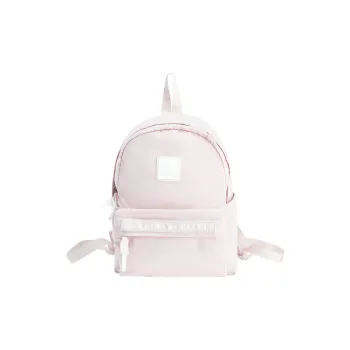 Kappa Fabric Backpack Travel Bag Regular Women's Pearl Pink