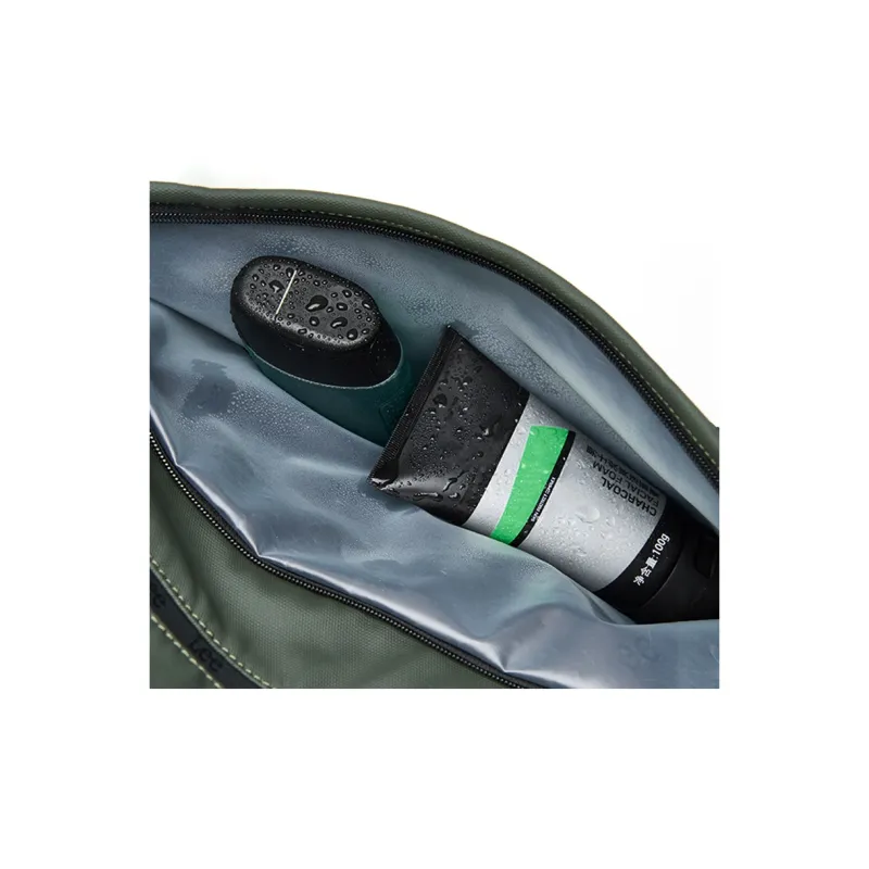Lee PVC Gym Bag, Handbag, Crossbody Bag Tubas Unisex Olive Green-3