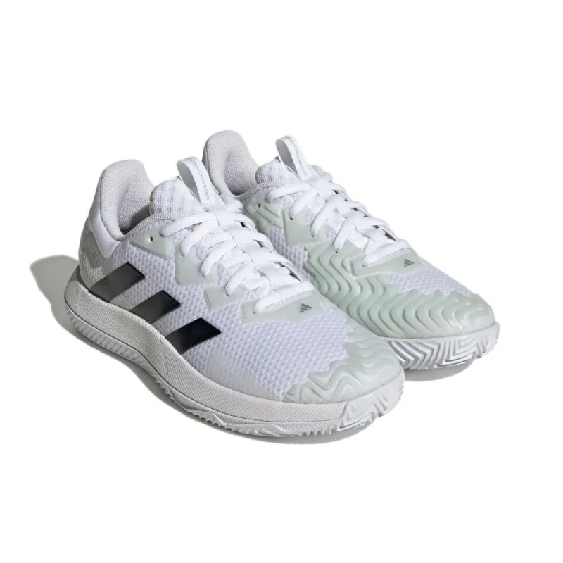 Adidas Solematch Bounce Anti Slip Wear Resistant Low Top Tennis Shoes Men's White-1