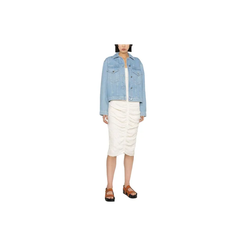 NANUSHKA Light Wash Denim Jacket-1
