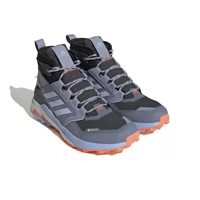Adidas Terrex Trailmaker Gt Slip-Resistant Mid-Top Trekking Shoes Men's Blue-1