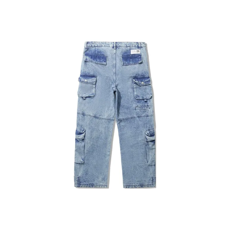 LiNing Jeans Men Light Blue-1