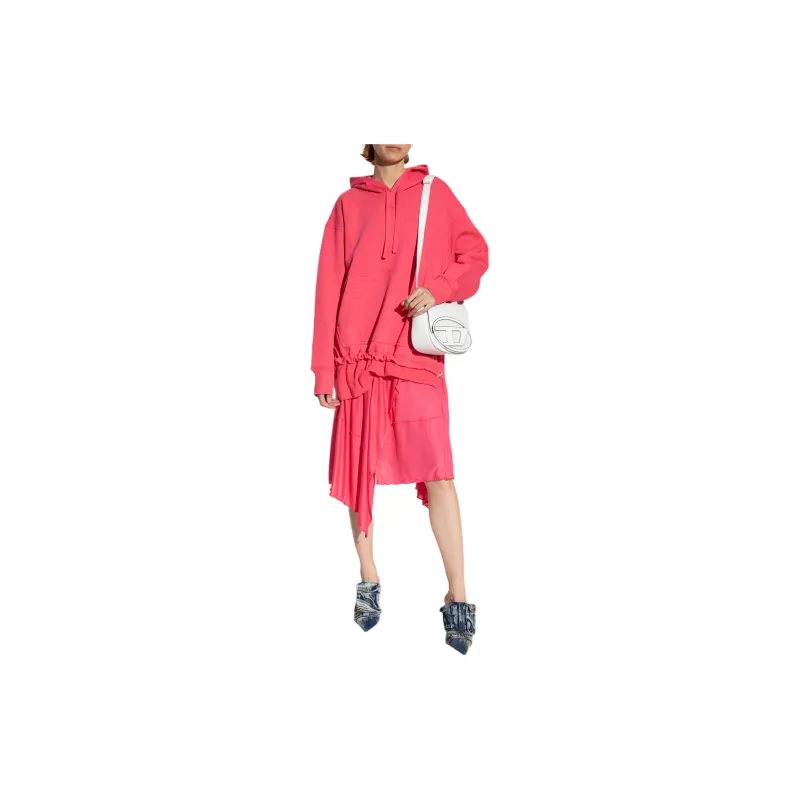 DIESEL SS24 Long Sleeved Dress Women's Pink-4