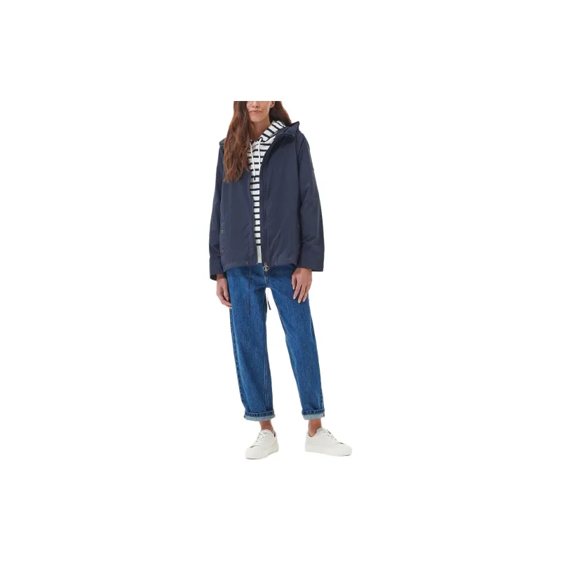 BARBOUR Geranium Showerproof Jacket Jackets Coats Women's Marine Blue-1