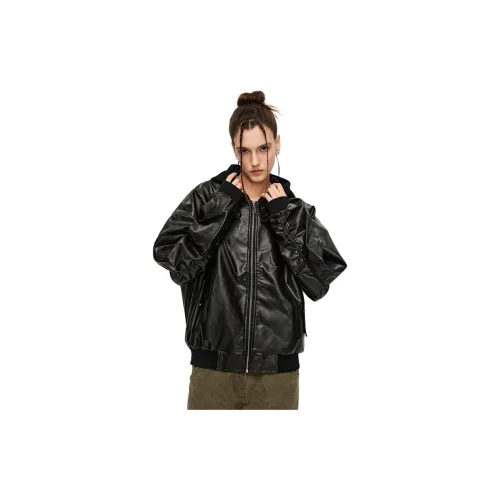 GTRG Leather Jackets Unisex Black