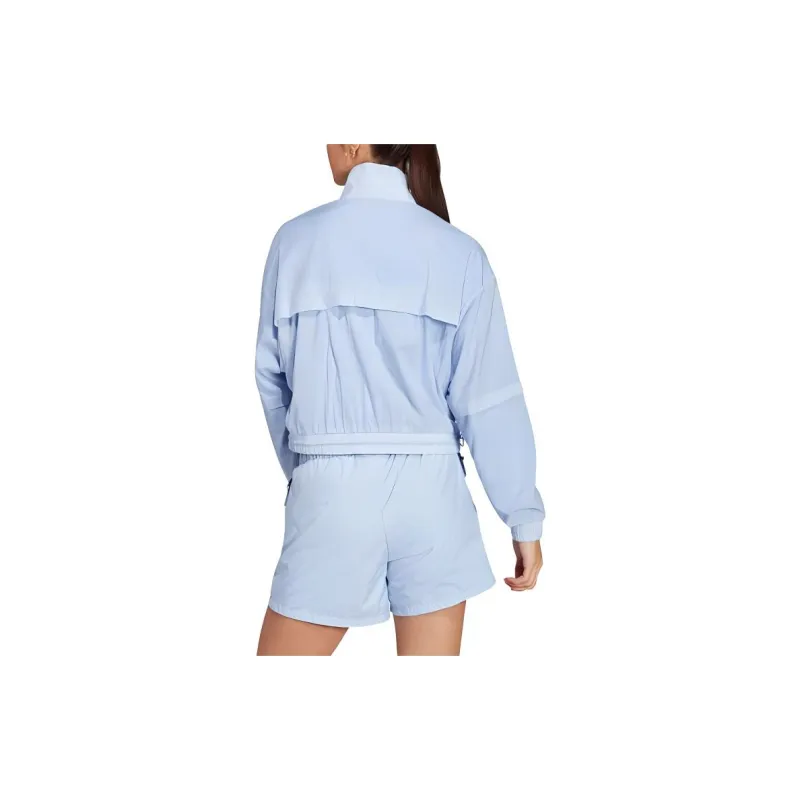 Adidas Jackets Coats Women's Light Powder Blue/Blended Blue-2