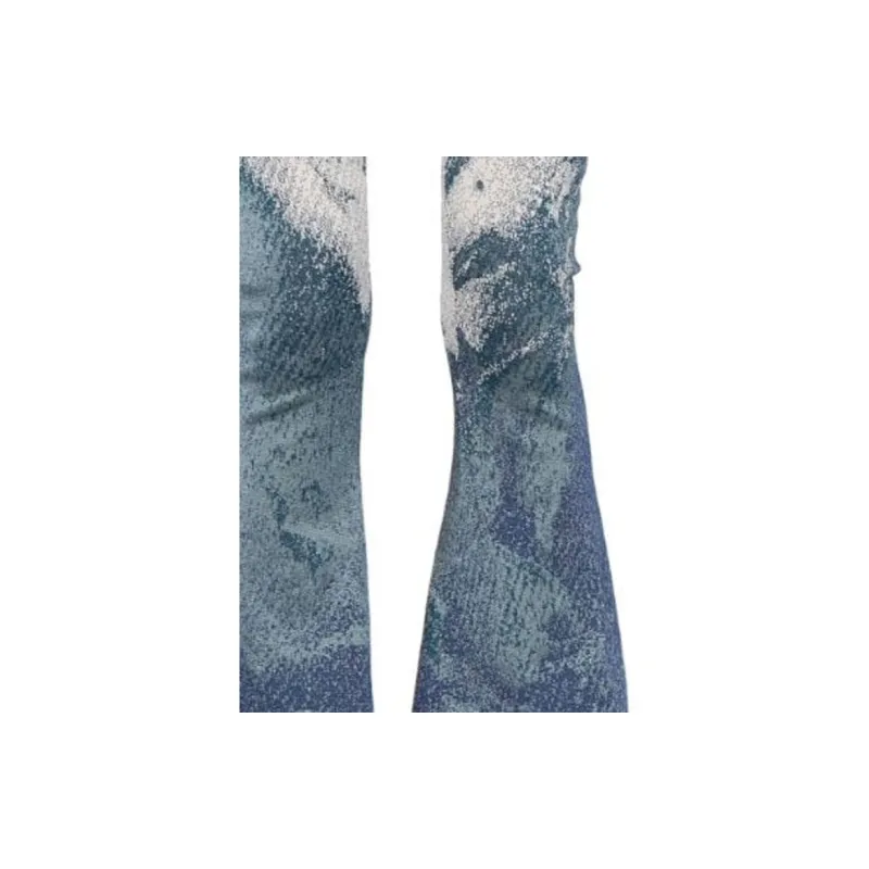 Roberto Cavalli Patterned jacquard Glitter Flared Trousers-2
