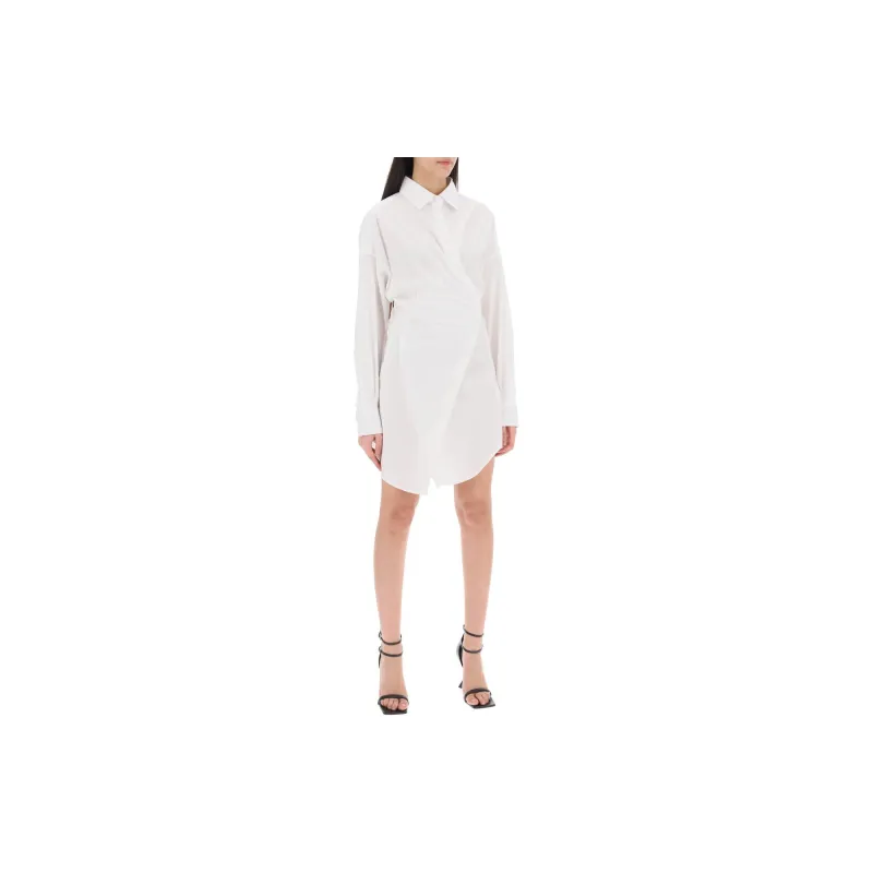 DIESEL Long Sleeved Dress Women's White-1