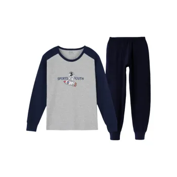 Yalu Thermal Set Men's Multicolor Space Navy Blue