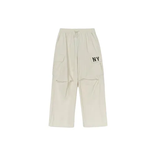 MLB New York Yankees Cargo Pants Women's Linen Cream