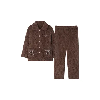 MIIOW Pajama Set Women's Coffee