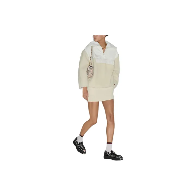 GUCCI Damier Boucle Tweed Mini Skirt 'Ivory'-3
