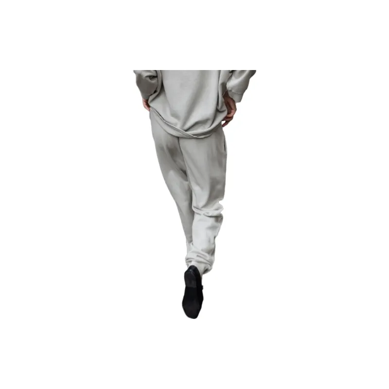ZARA Knitted Sweatpants Women's Light Gray-2