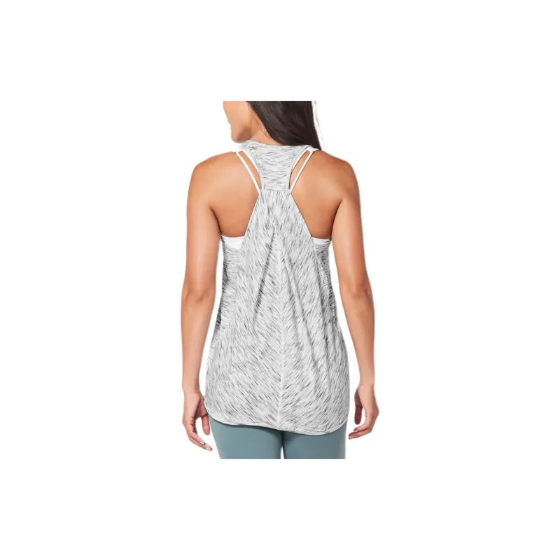 Lululemon Essential Tank Tops Women's Space Dye Black White-1