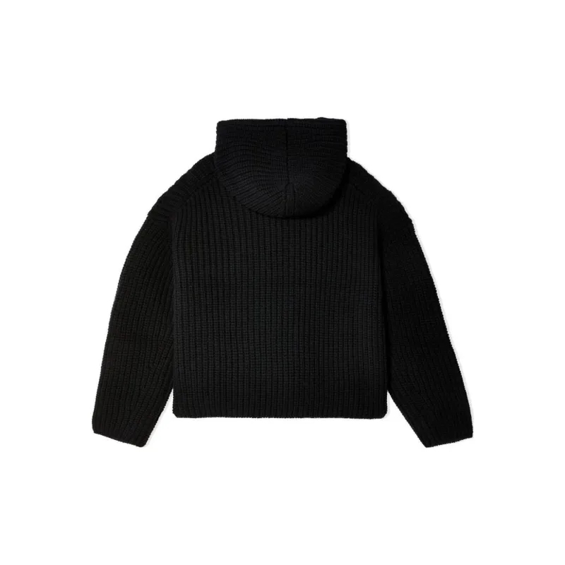 JUNYA WATANABE Hooded Knitted Drawstring Jumper-1