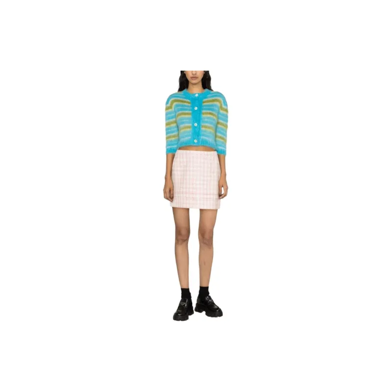 MARNI Striped Button Down Cardigan-1
