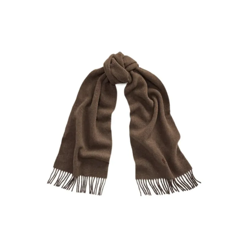 Polo Ralph Lauren Wool Knit Scarves Women's Brown-1
