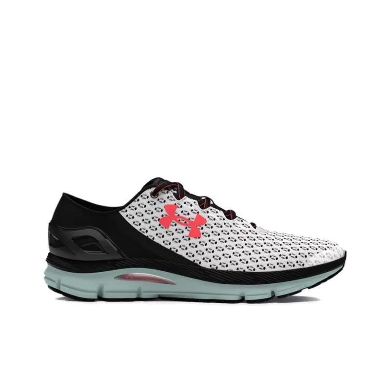 Under Armour Speedform Gemini Anti Slip Wear Resistant Breathable Lightweight Low Top Running Shoes Unisex White-1